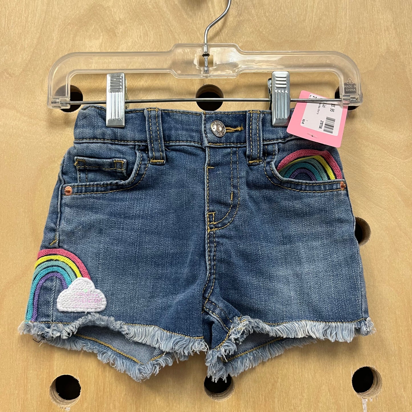 Denim Rainbow Shorts