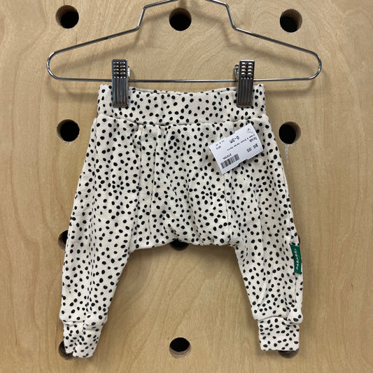 Cream & Black Harem Pants