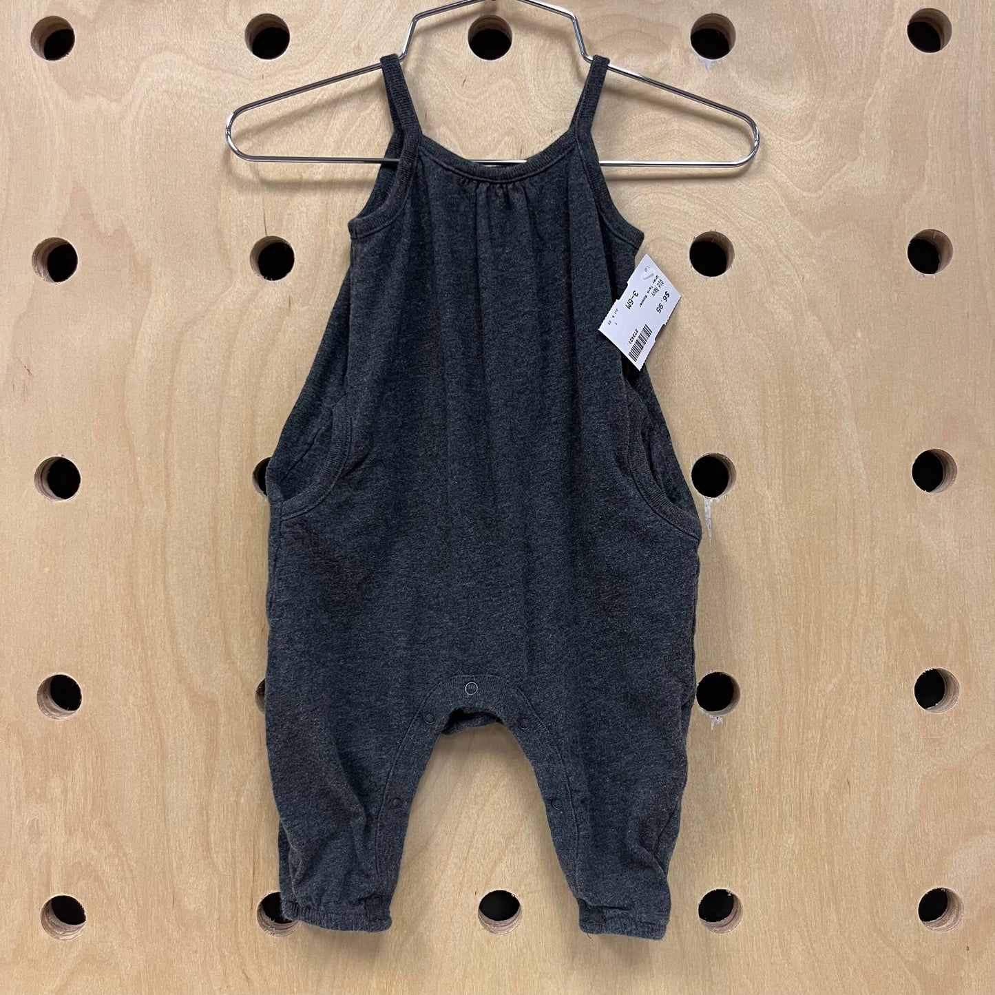 Grey Tank Romper