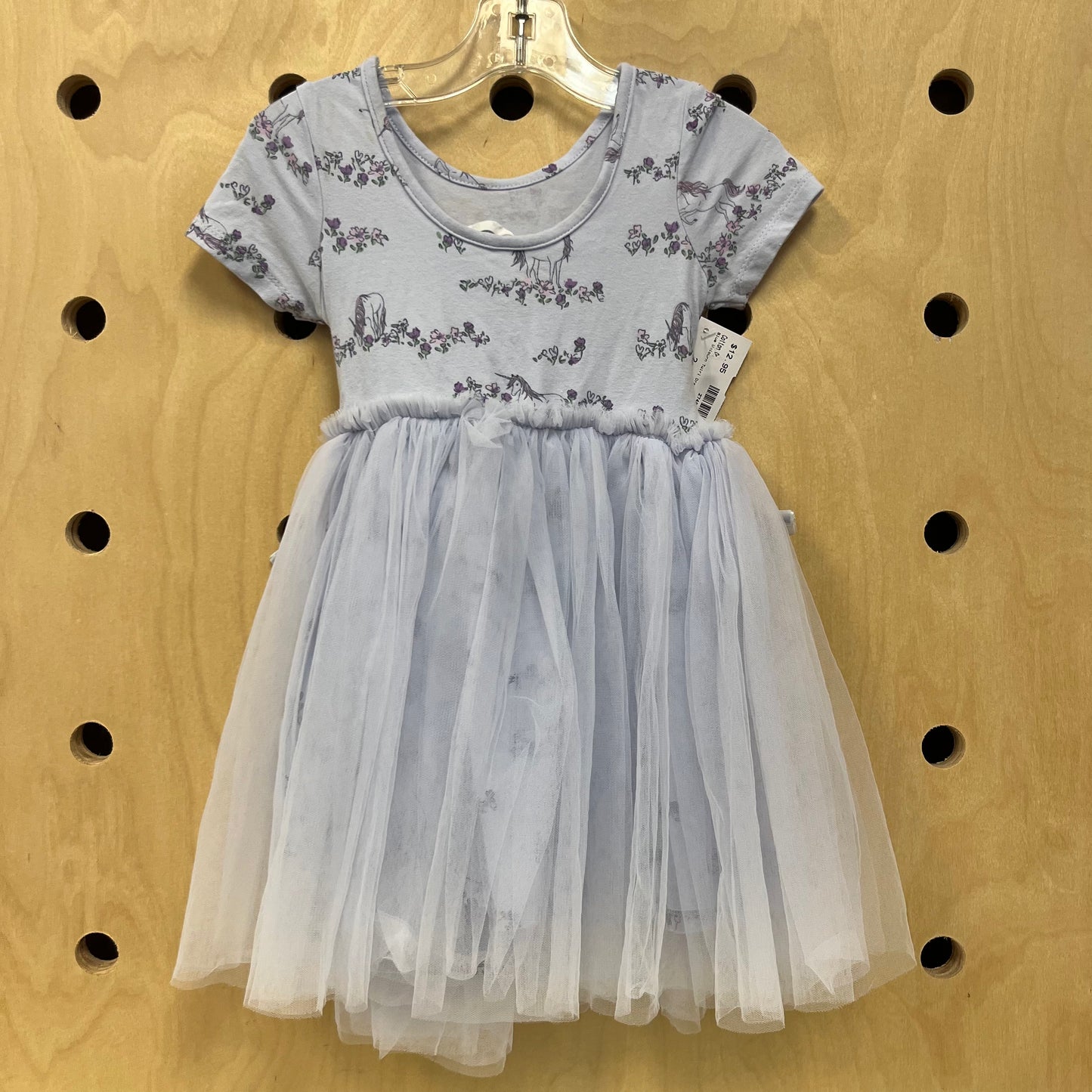 Blue Unicorn Twirl Dress