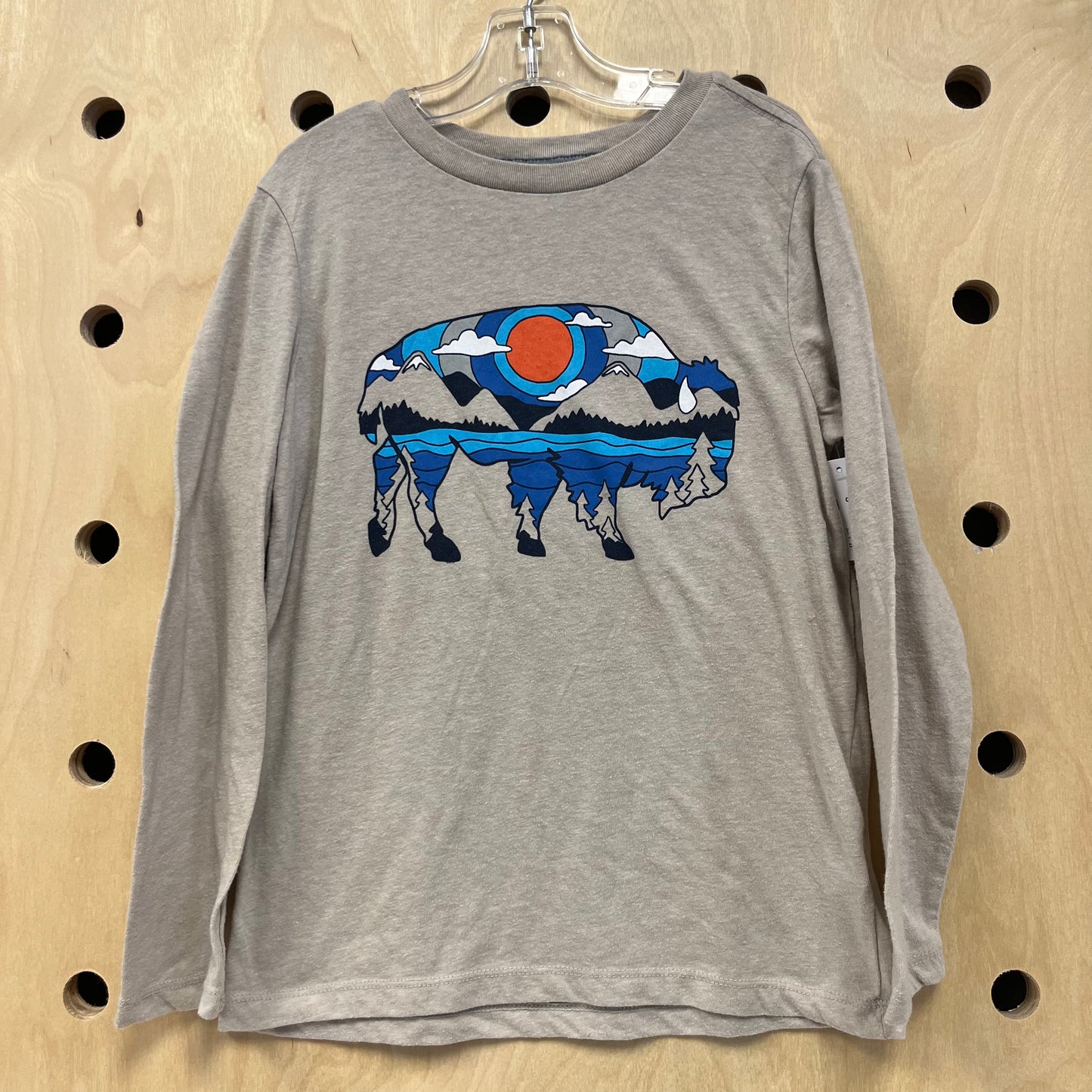Tan Buffalo LS Tee