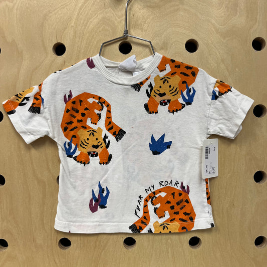 Cream Tiger Tee
