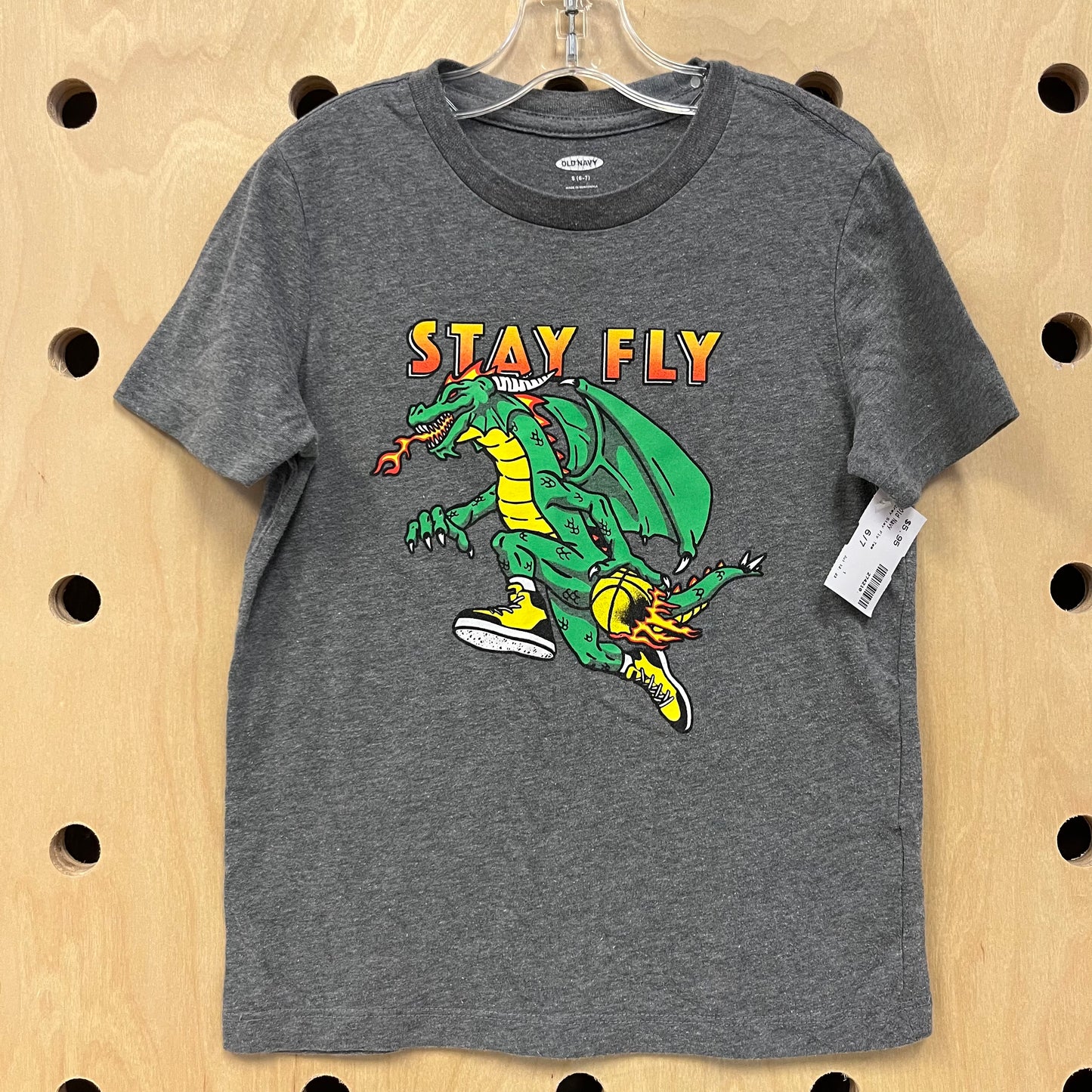 Grey Stay Fly Tee