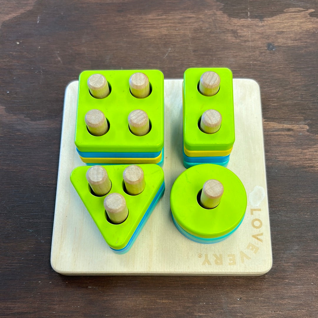 Sort & Stack Peg Puzzle