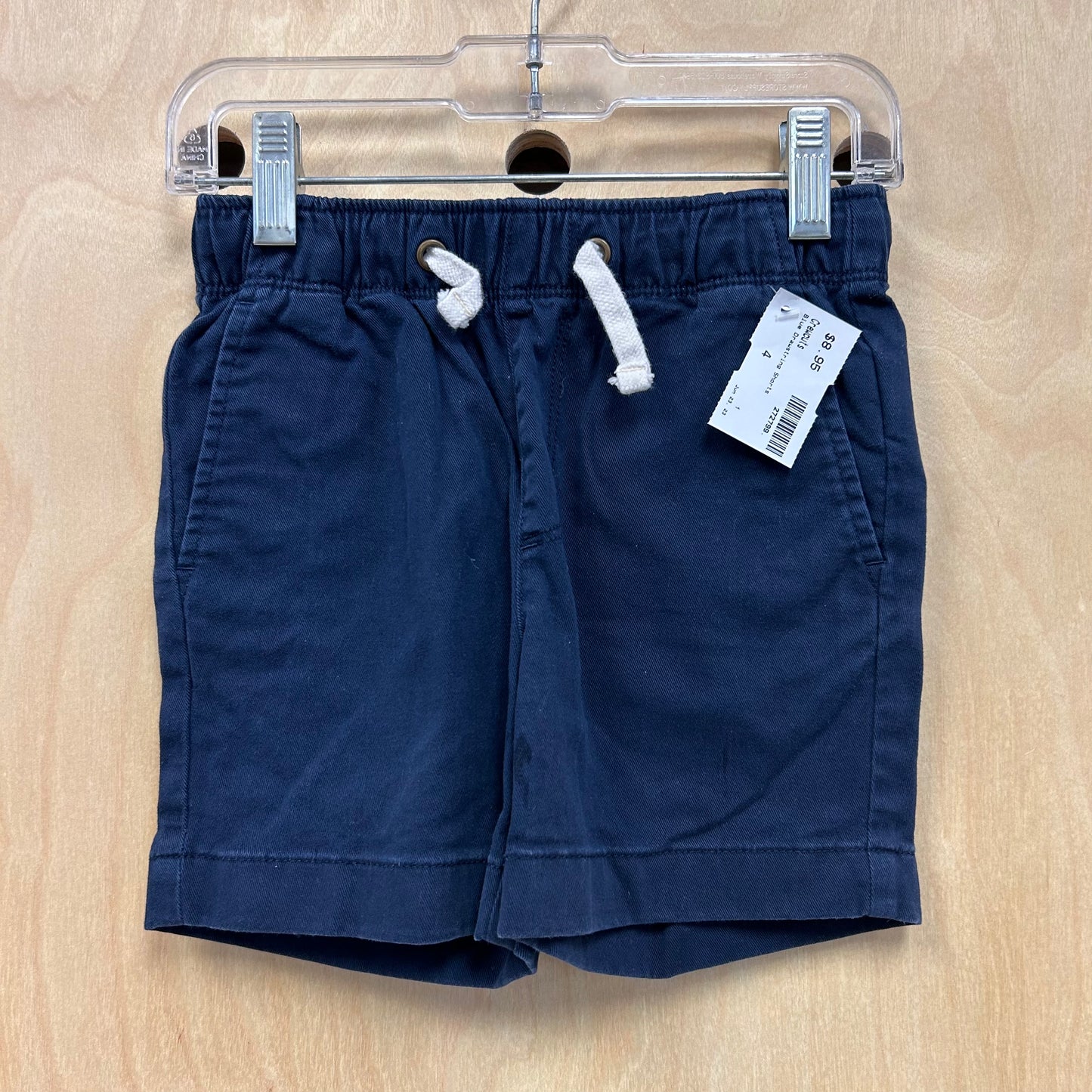 Blue Drawstring Shorts