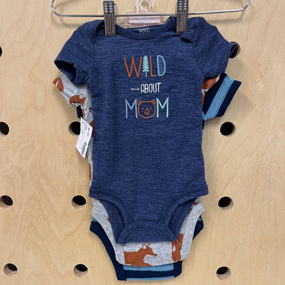 Wild About Mom 3pc Bodysuits NEW!