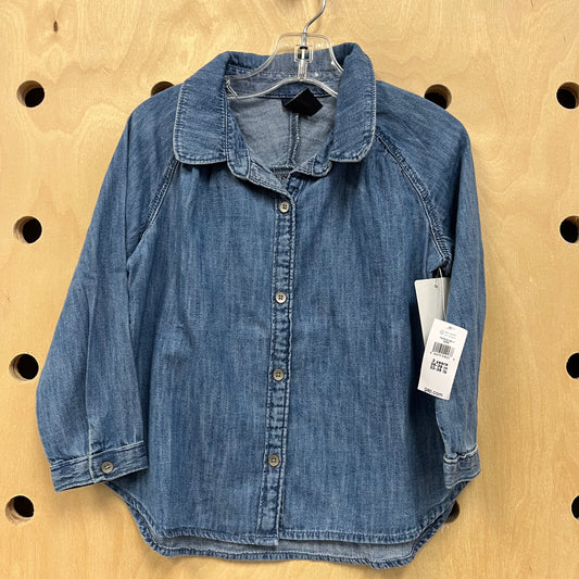 Denim Button Up Shirt NEW!