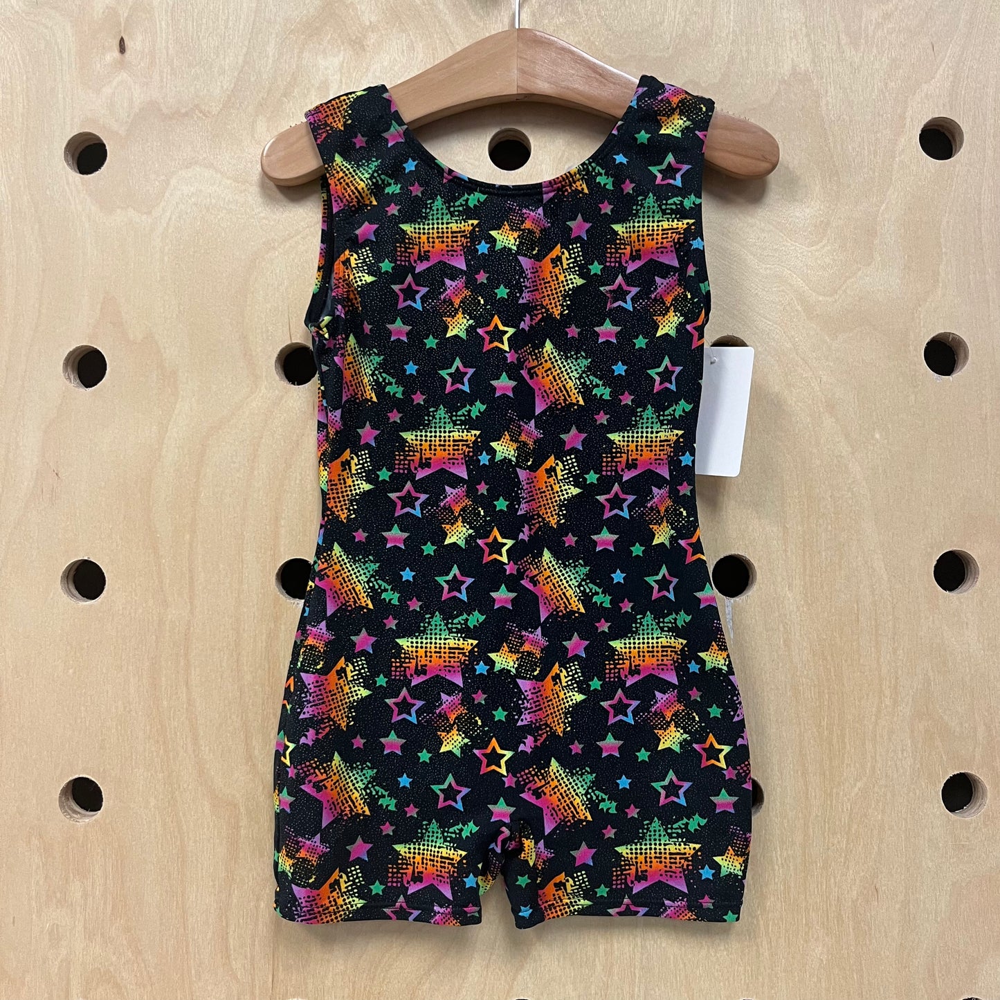 Black+RainbowStars Leotard
