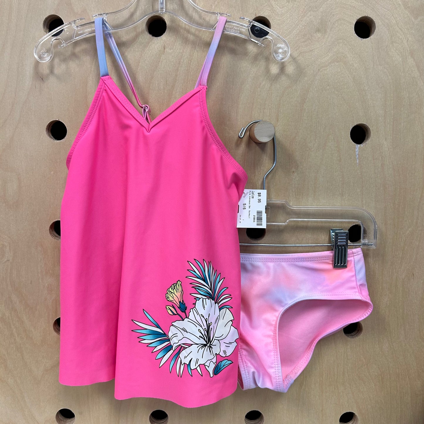 Pink Hibiscus 2pc. Swimsuit
