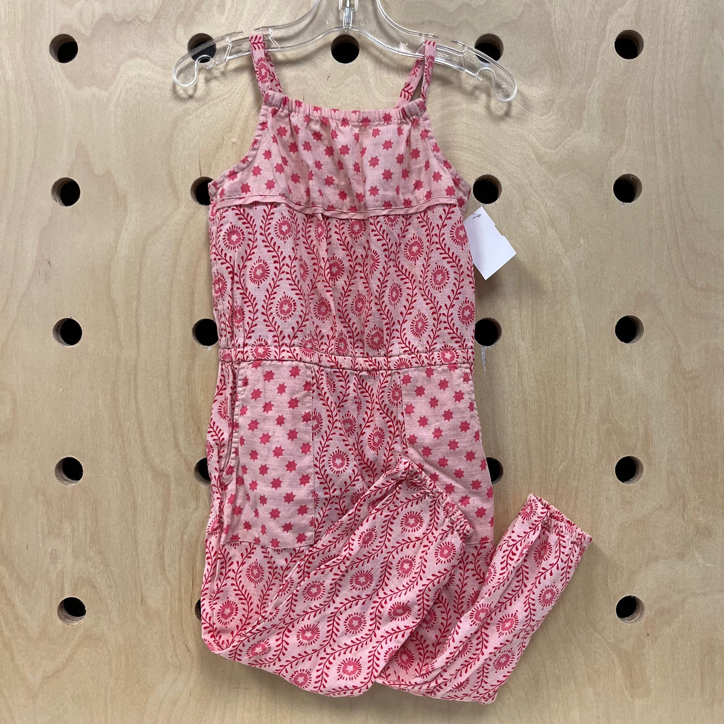 Pink Floral Romper