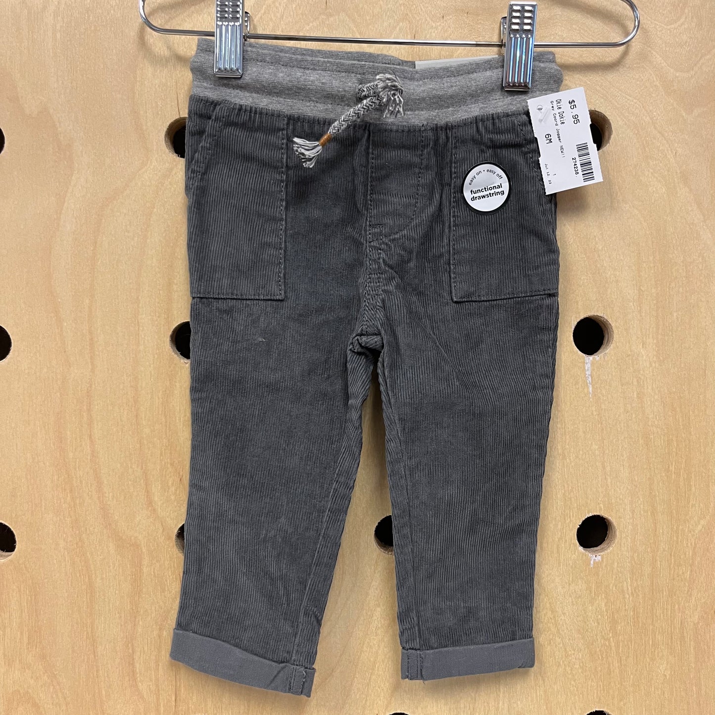 Grey Cord Joggers NEW!!