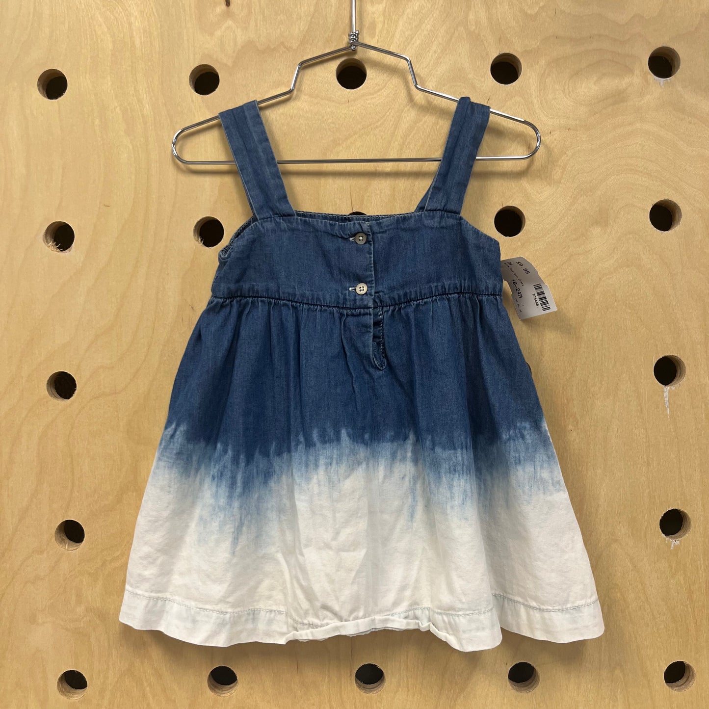 Blue Dip Dye Dress