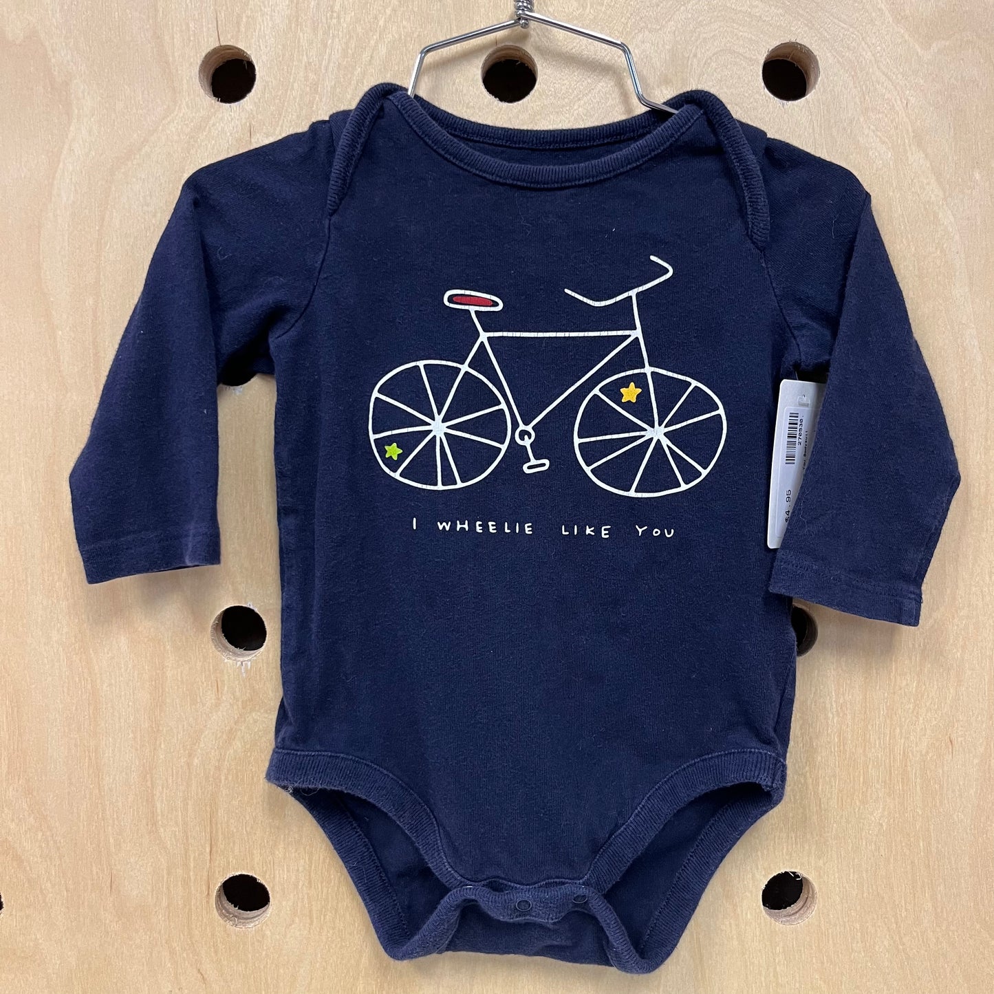 Navy Wheelie Like You Bodysuit