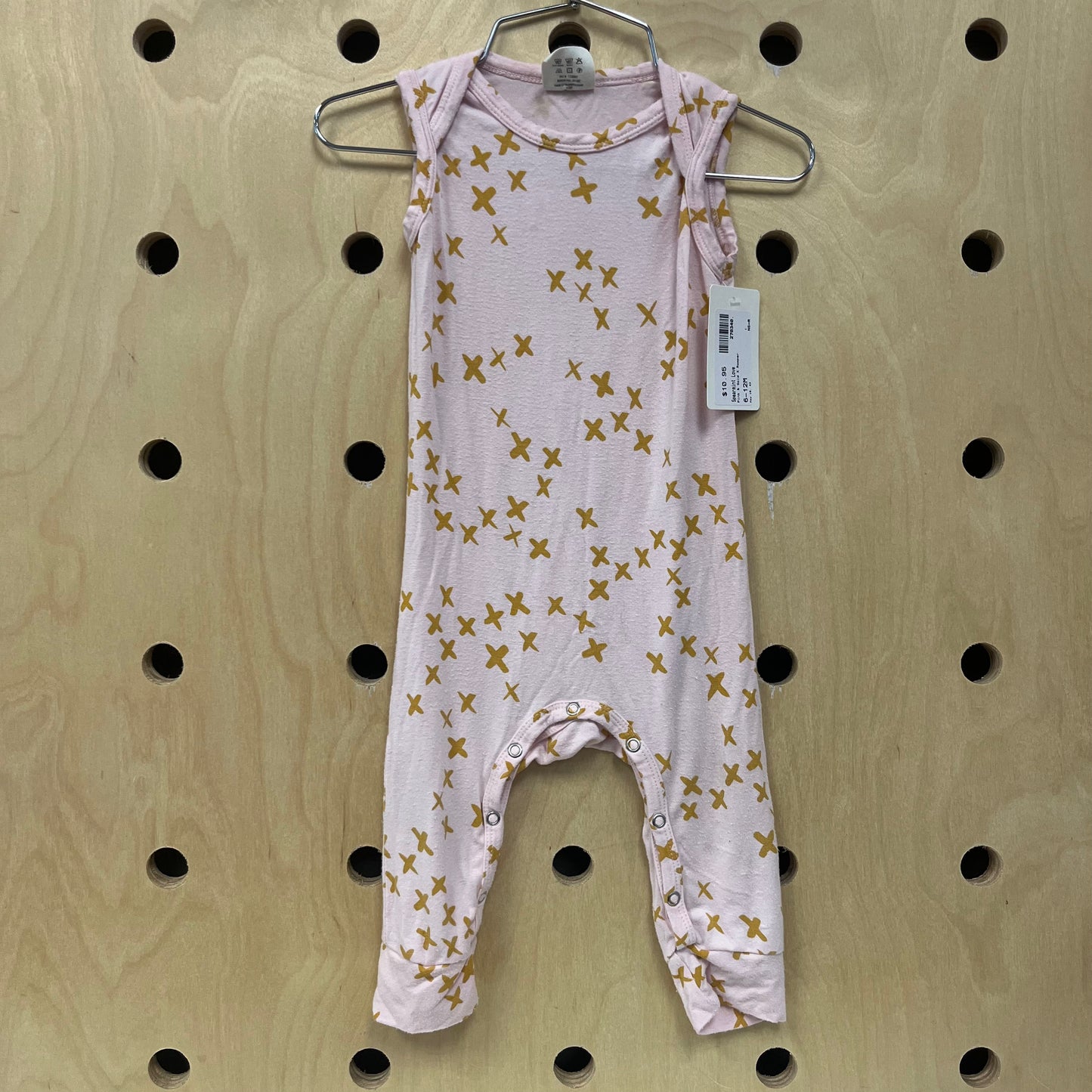 Pink & Gold X Romper