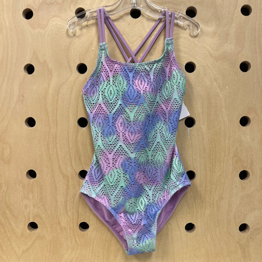 Sparkly Purple Swimsuit