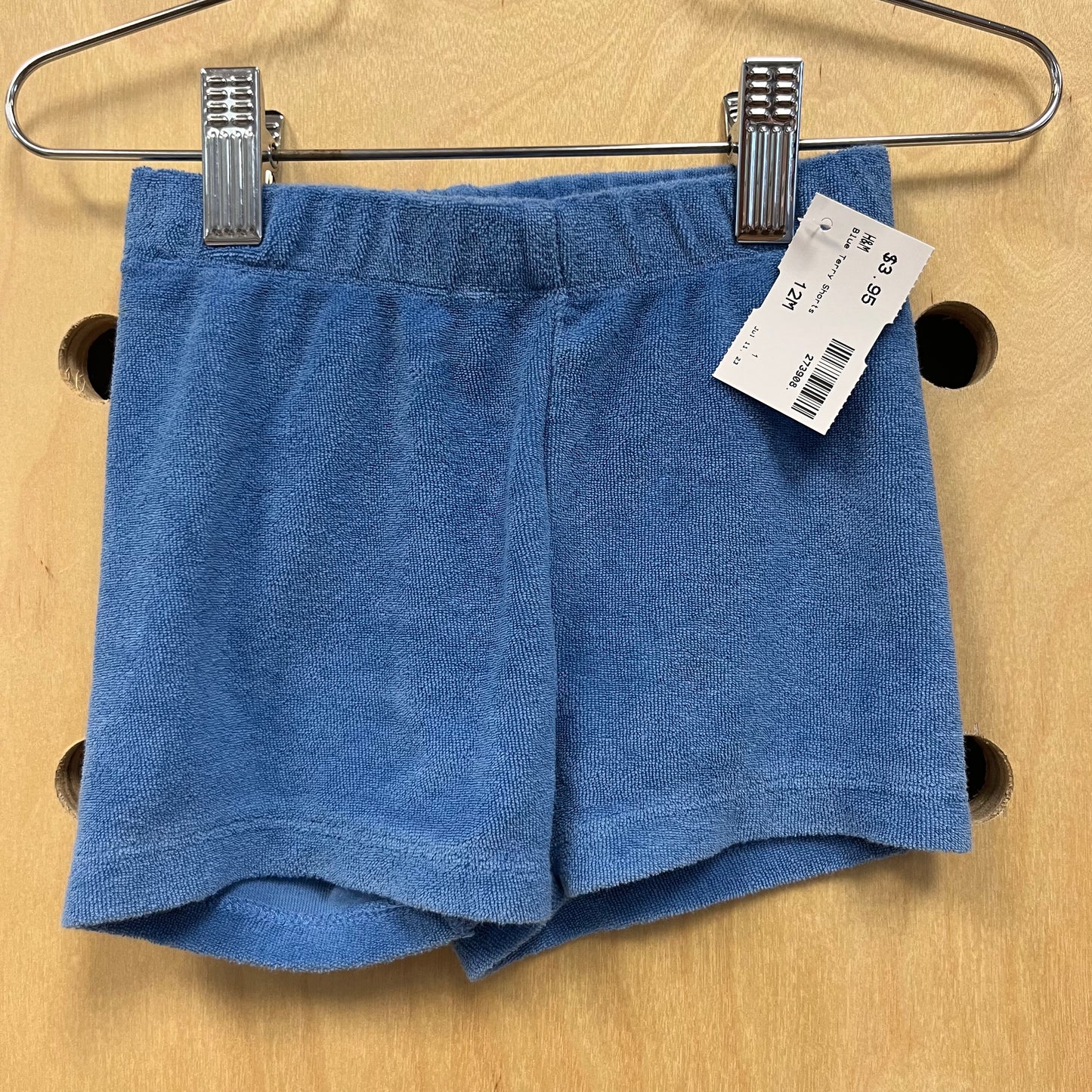 Blue Terry Shorts