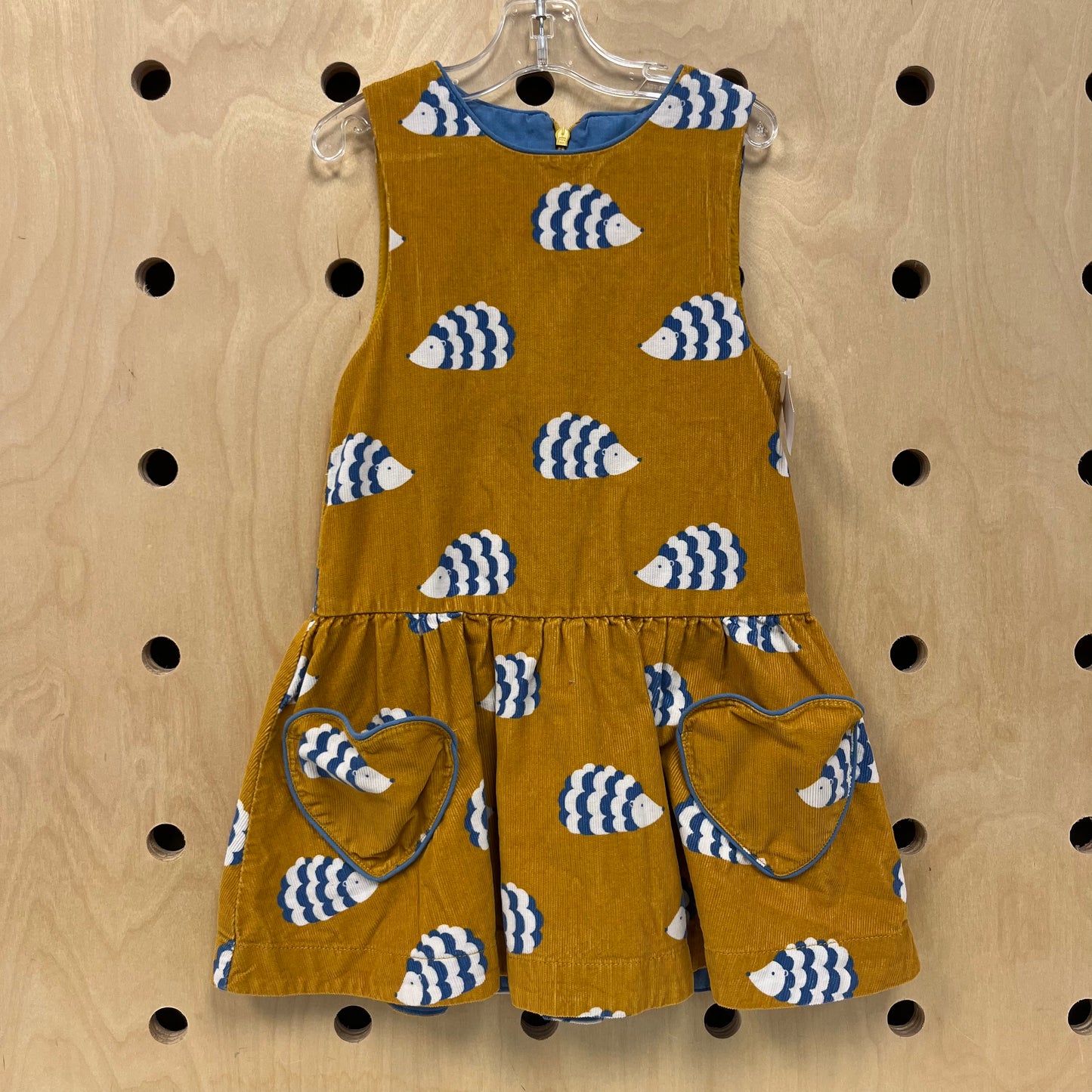 Mustard Hedgehog Dress