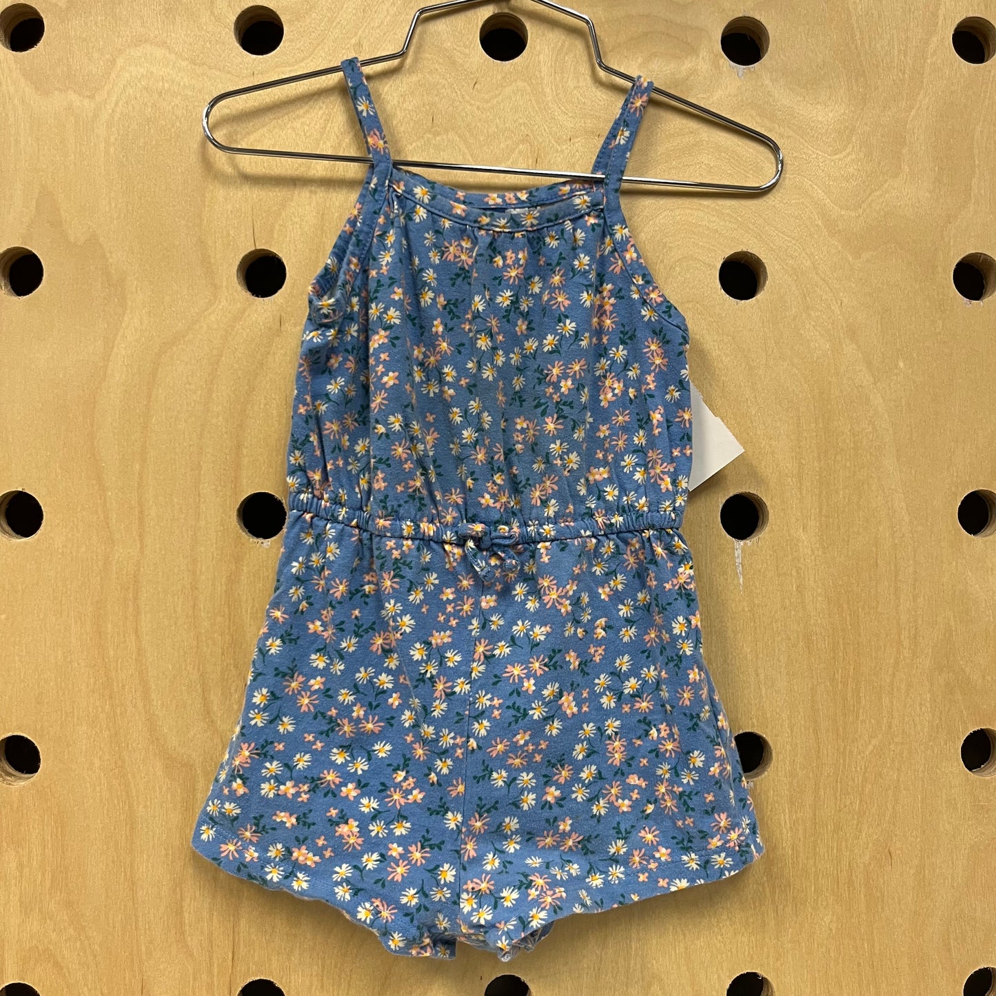 Blue Floral Romper