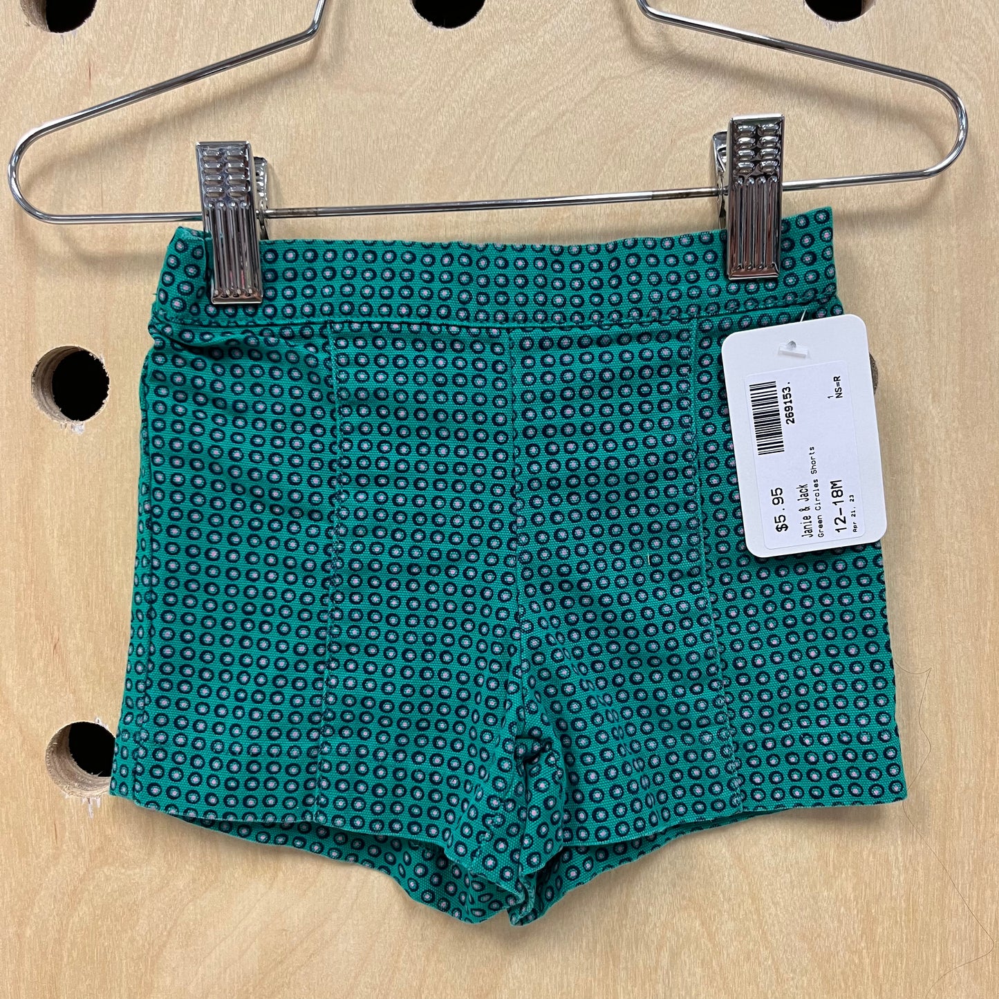 Green Circles Shorts