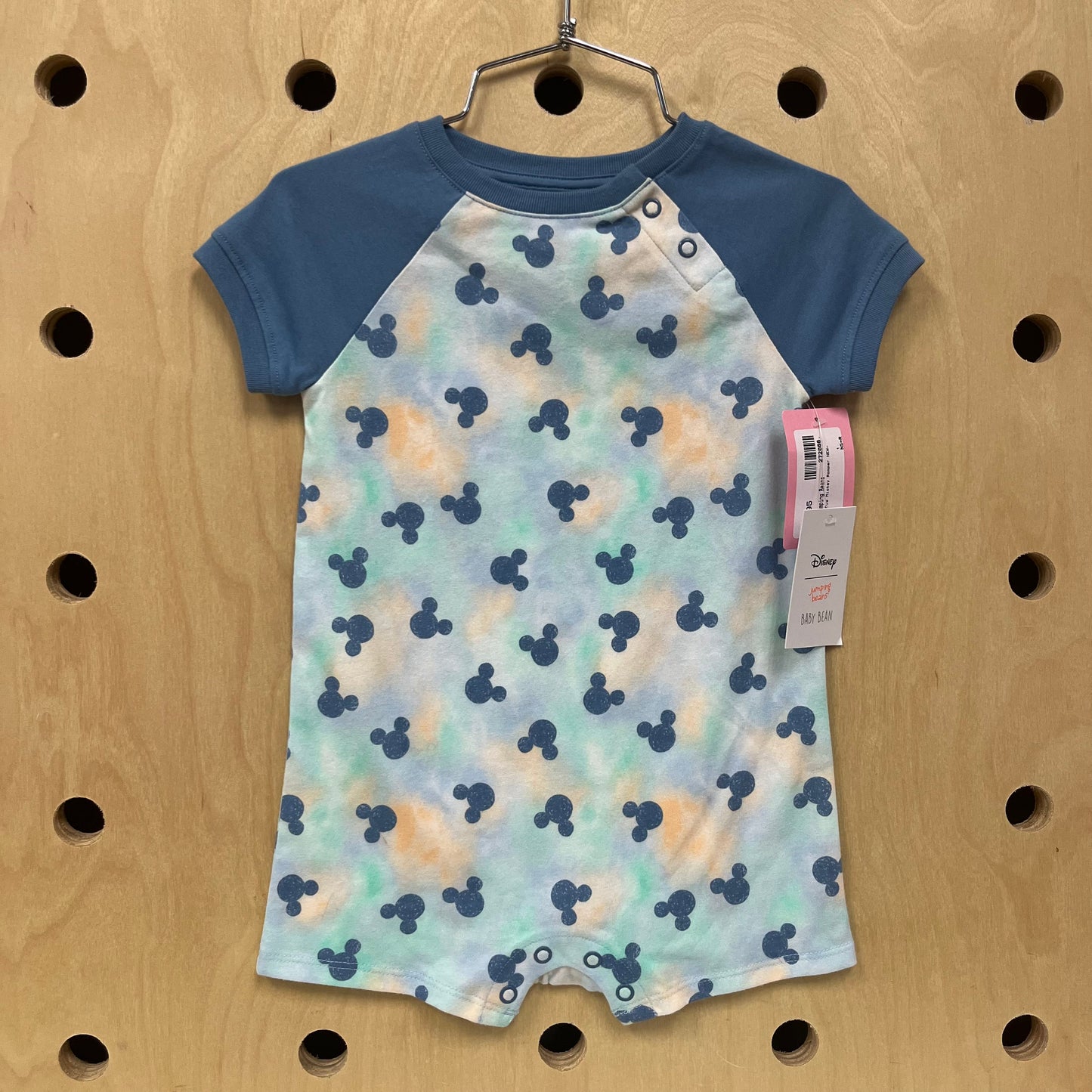 Blue Tie Dye Mickey Romper NEW!