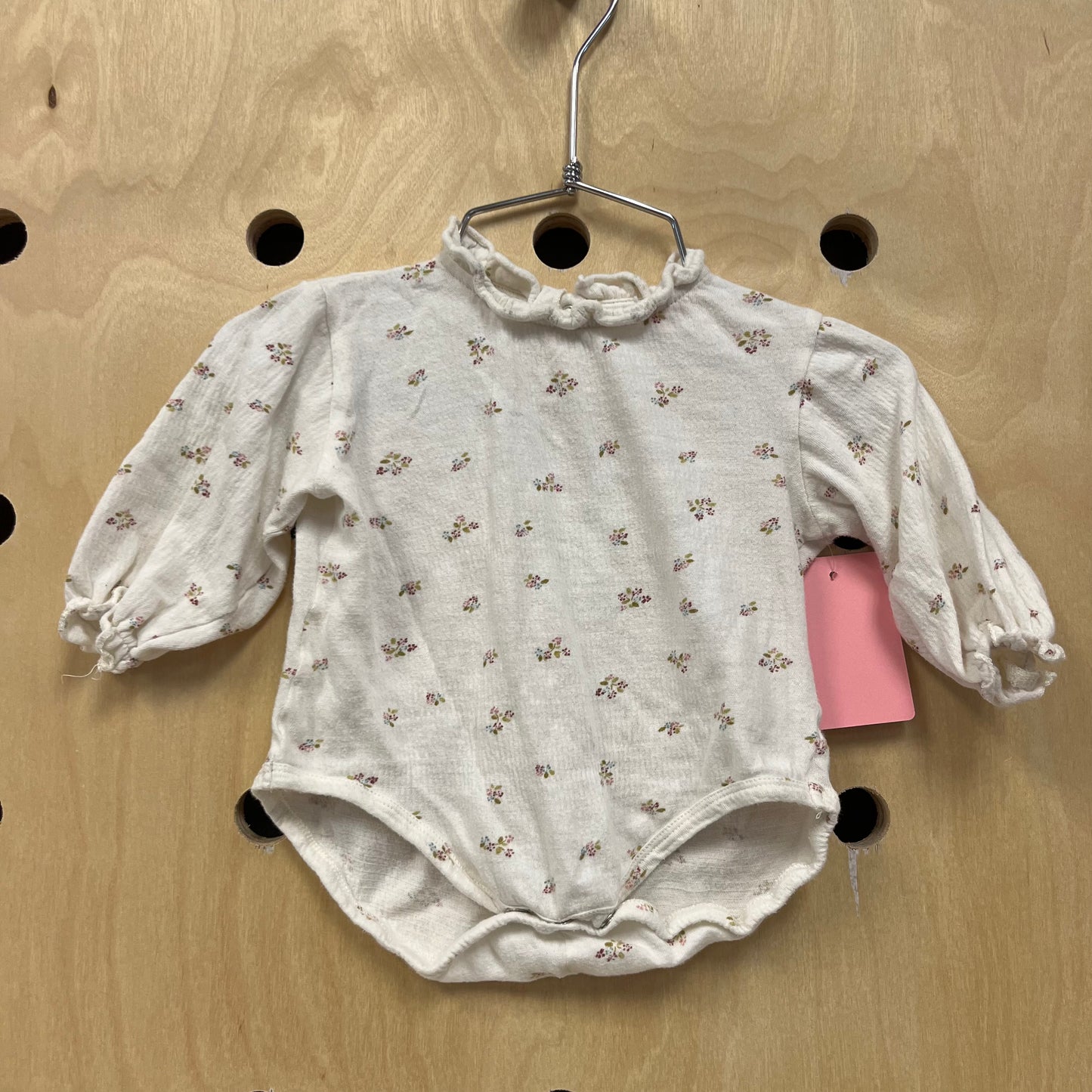 Cream Floral Bubble Romper