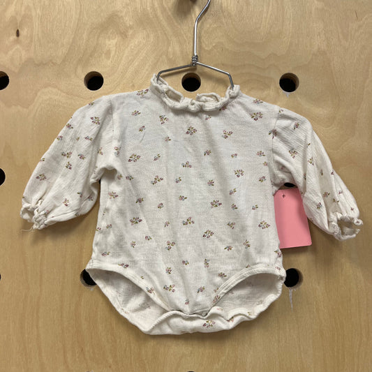 Cream Floral Bubble Romper