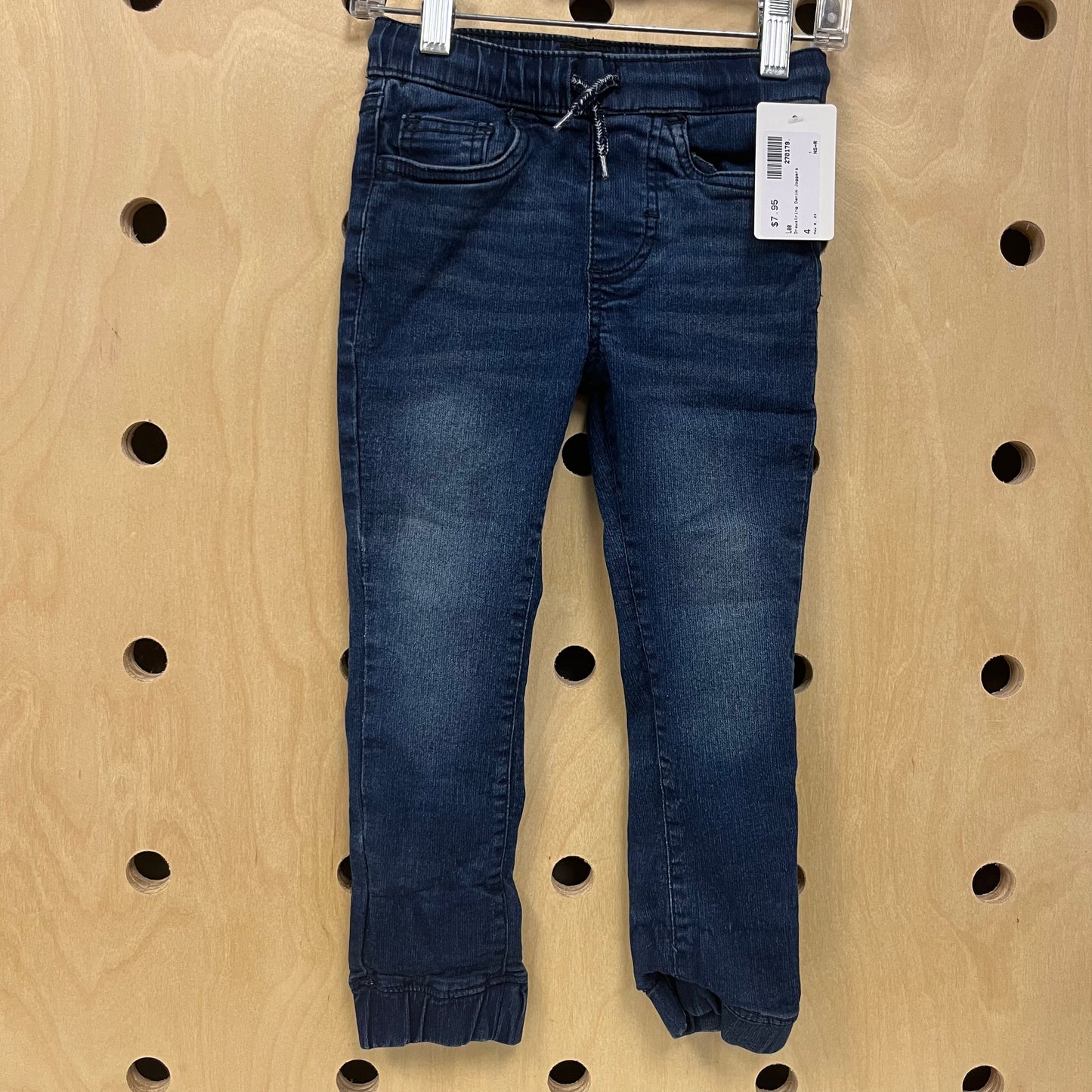 Drawstring Denim Joggers