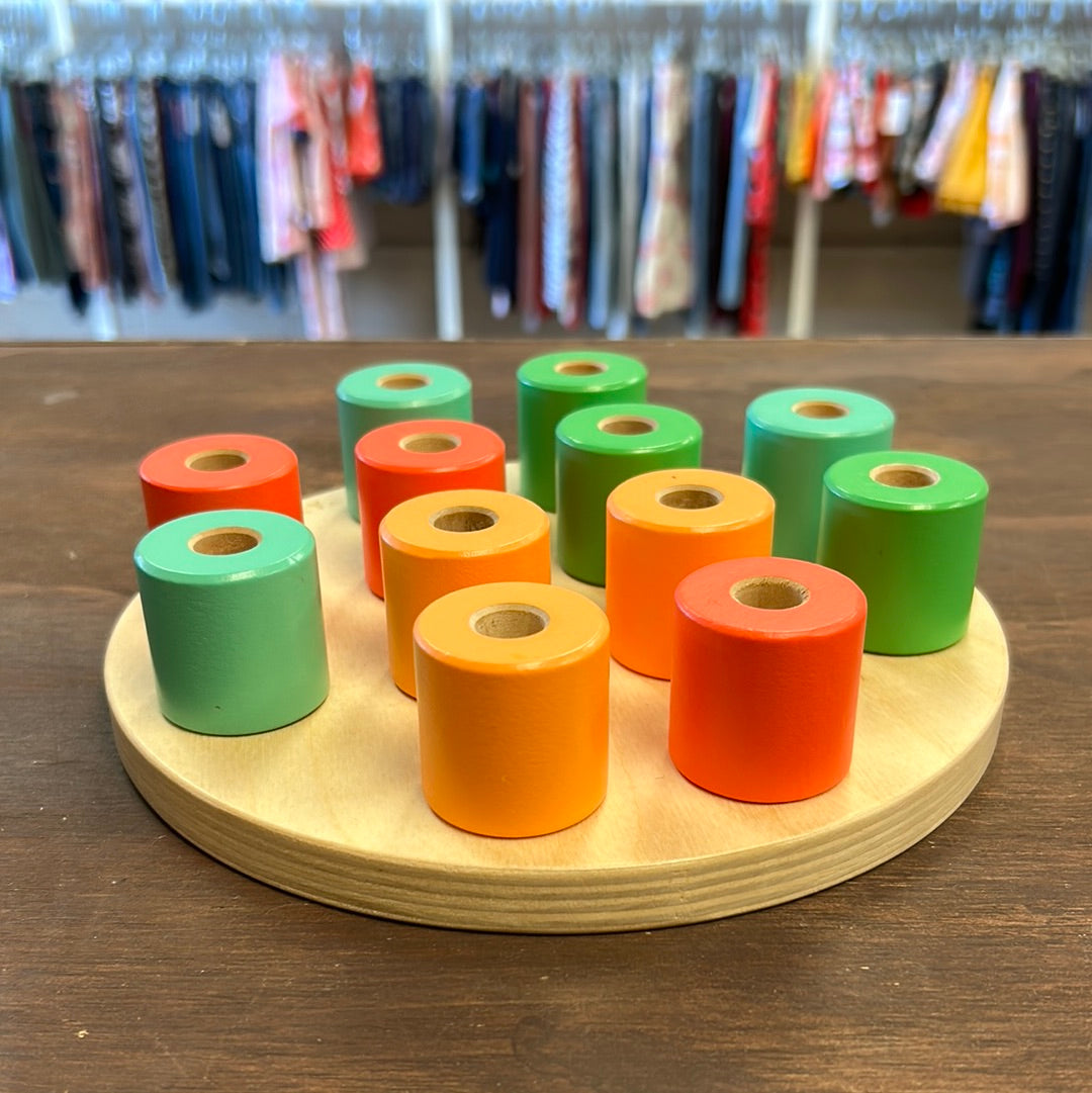 Wooden Peg Board
