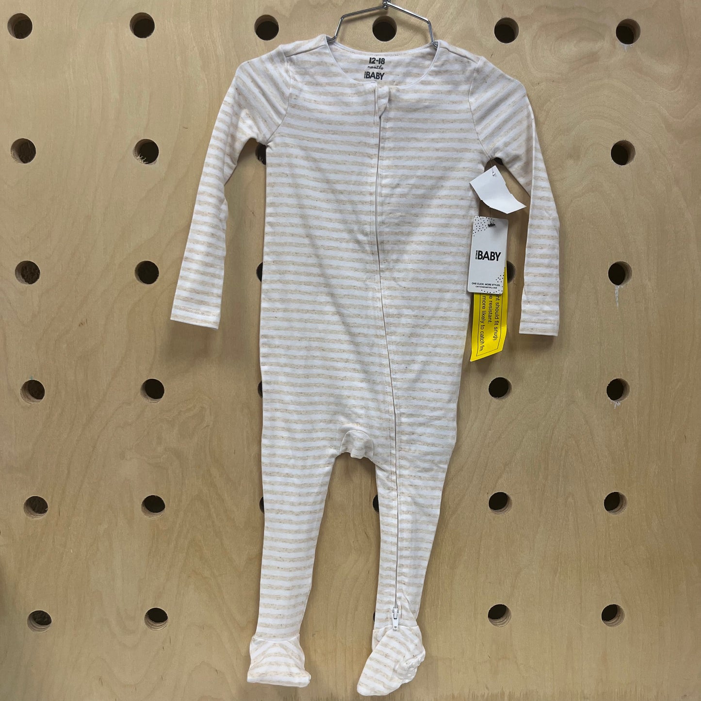 Yellow Stripe Footies NEW!