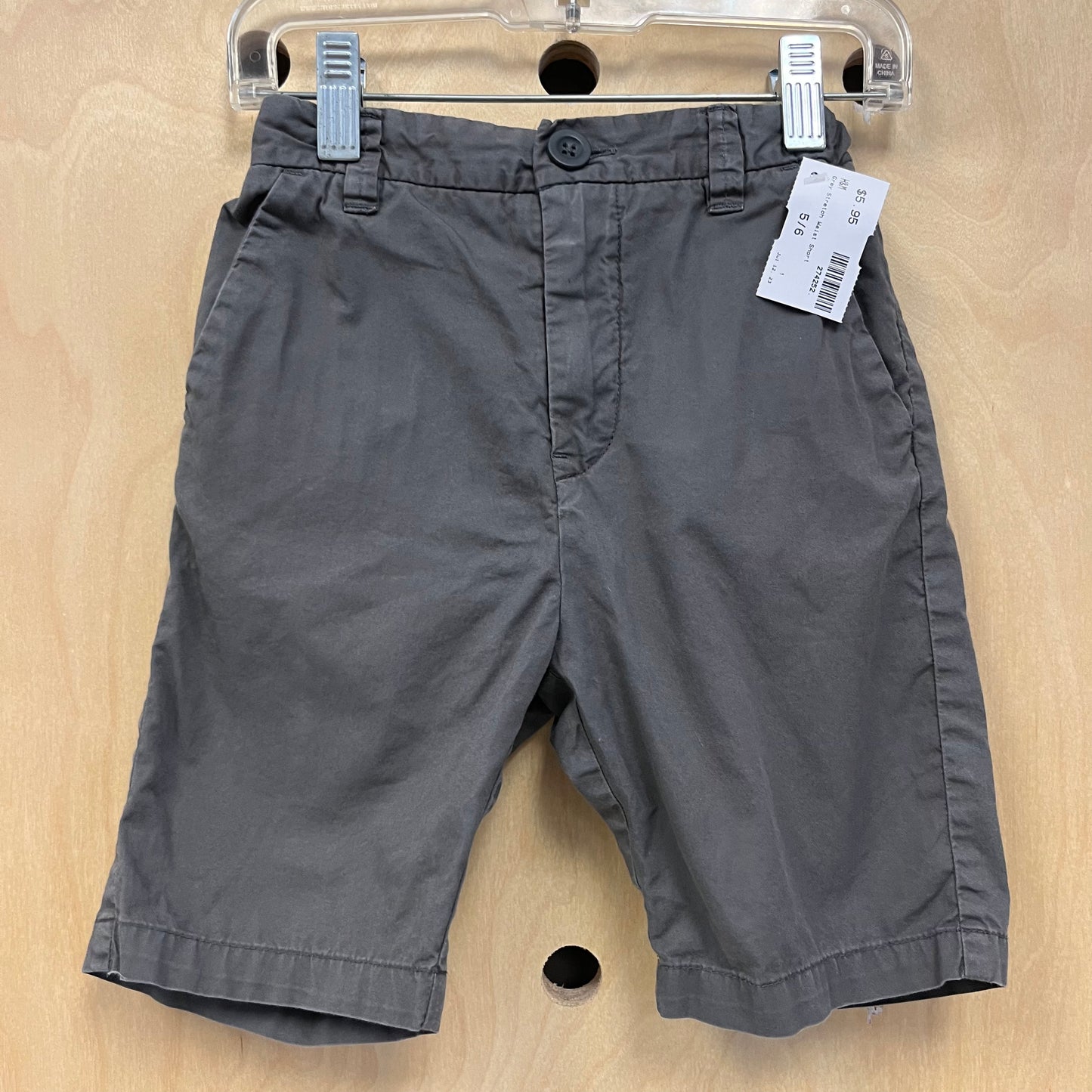 Grey Stretch Waist Short