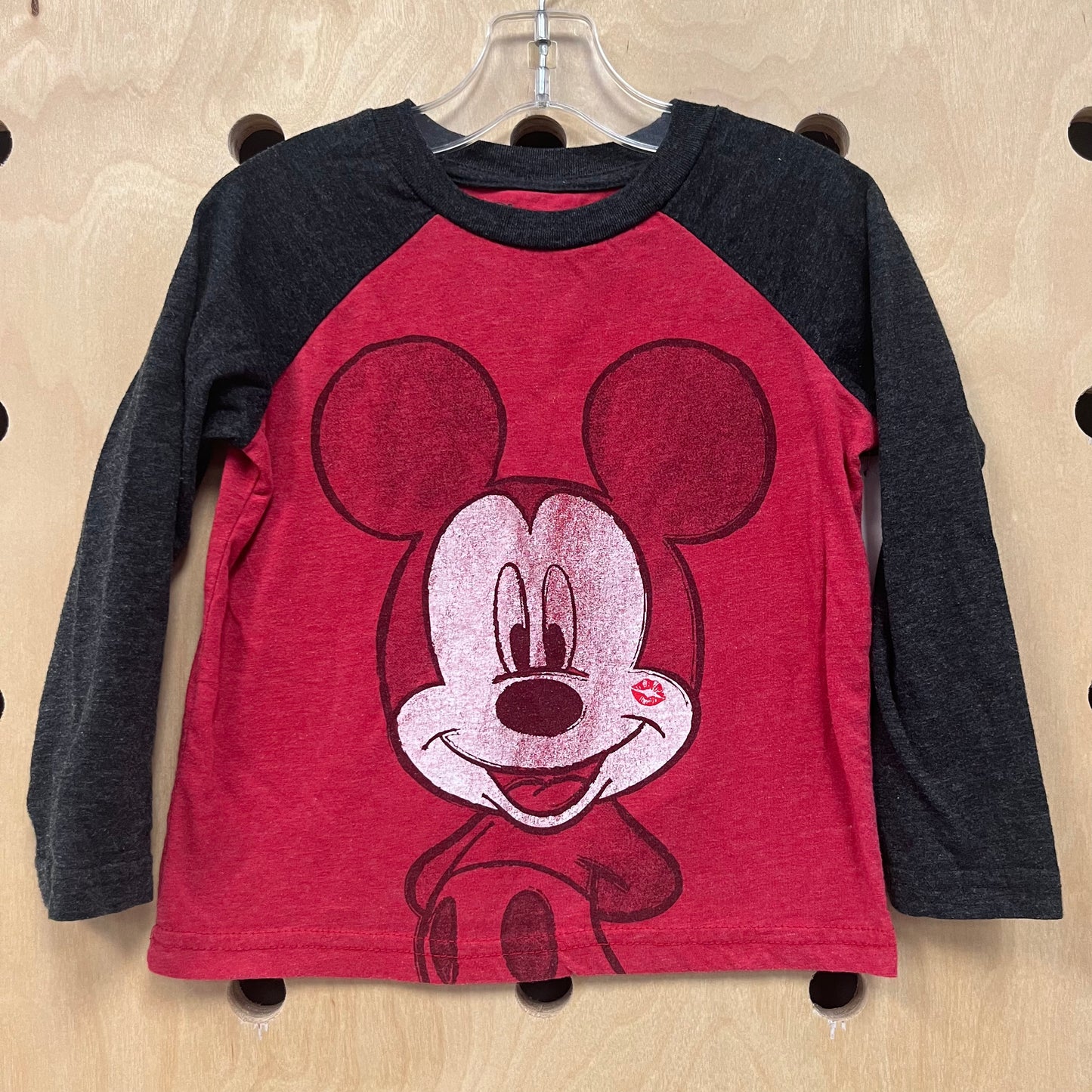 Red+Black Mickey Raglan