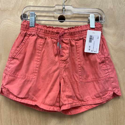 Coral Drawstring Shorts
