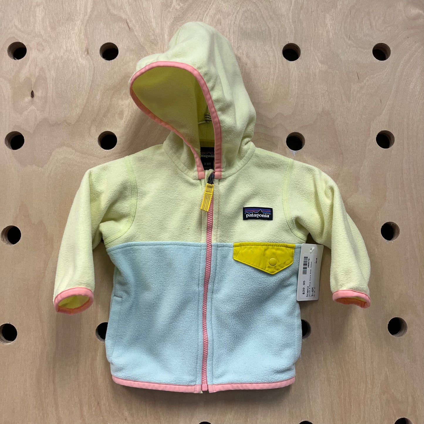 Yellow & Blue Micro Snap Jacket