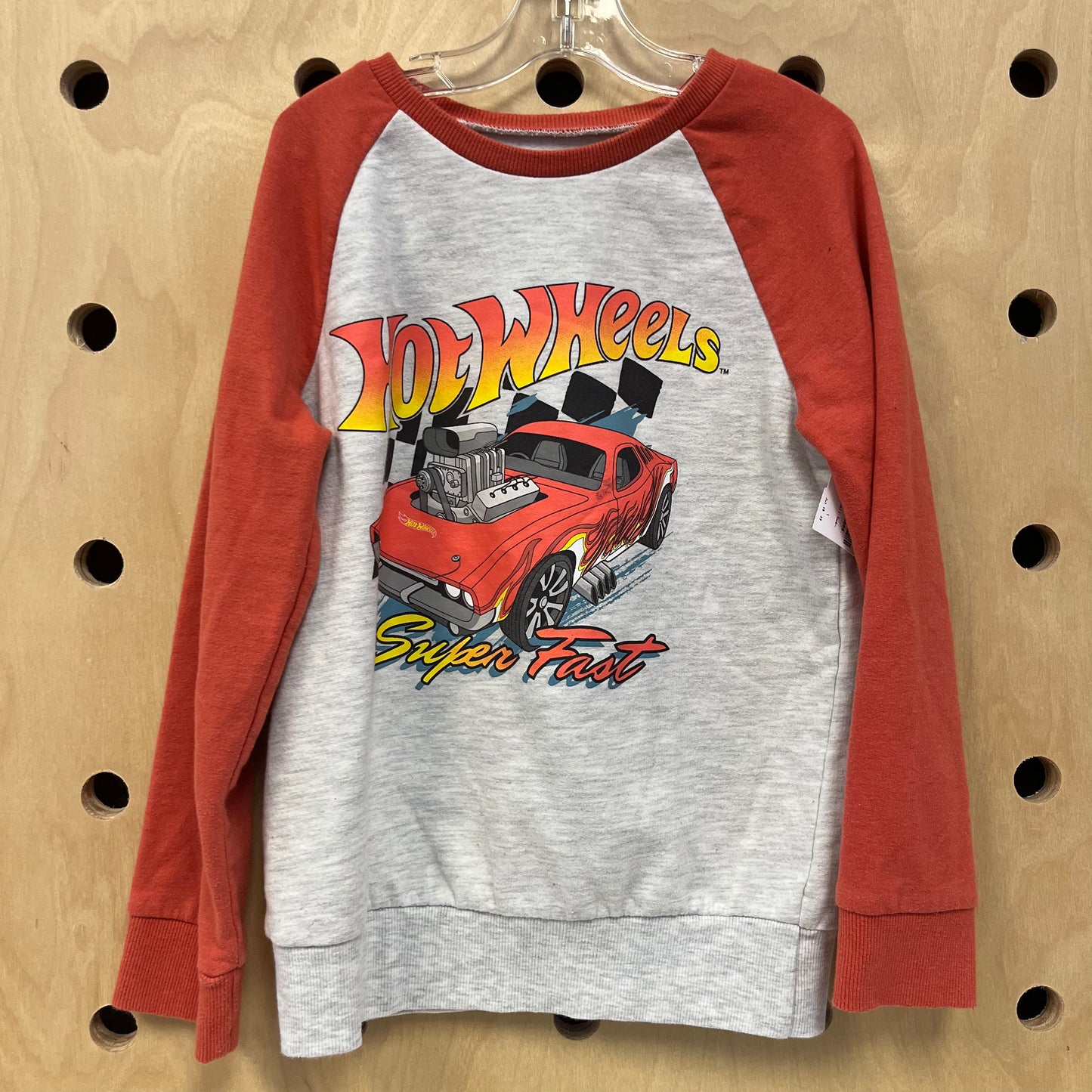 Hot Wheels Orange Baseball Sweatshirt