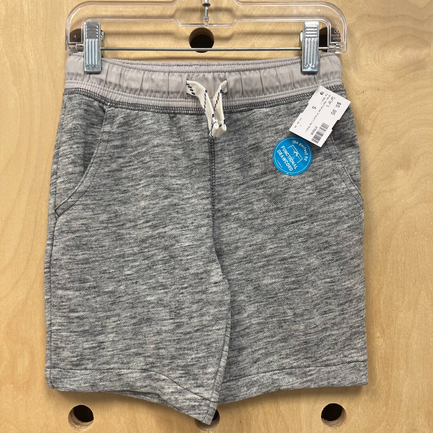 Grey Heathered Drawstring Shorts NEW!!!
