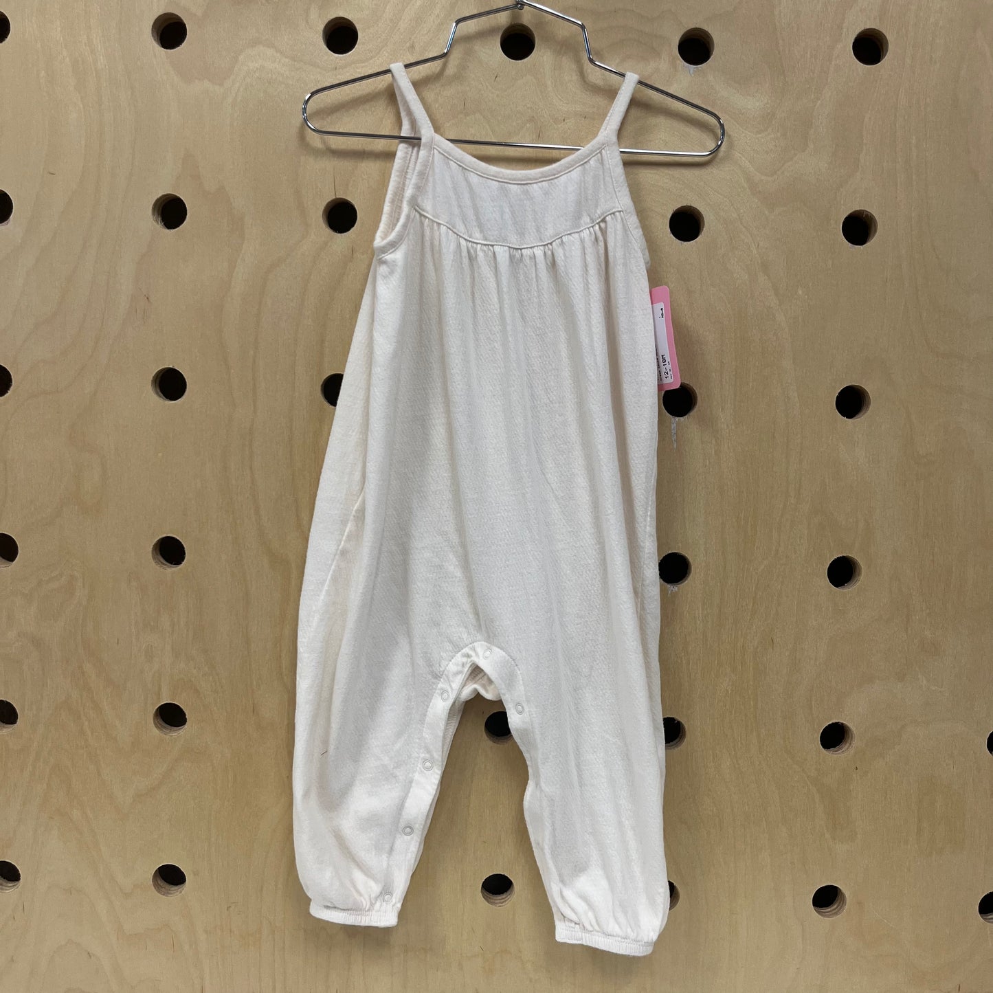 Cream Gauze Romper