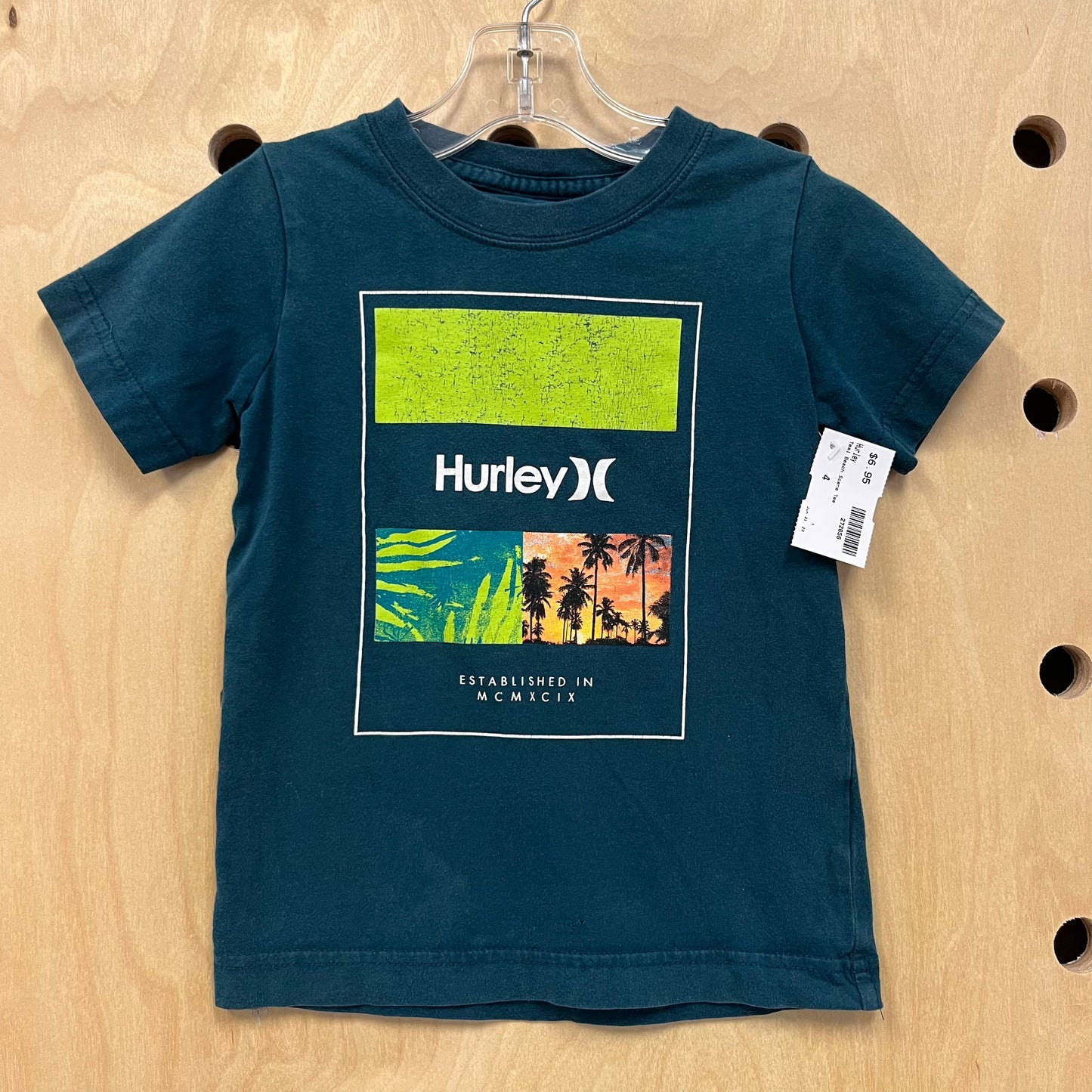 Teal Beach Scene Tee