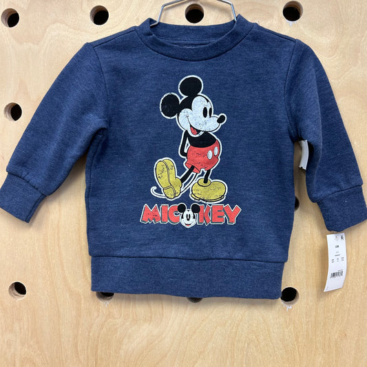 Dark Blue Mickey Sweatshirt NEW!