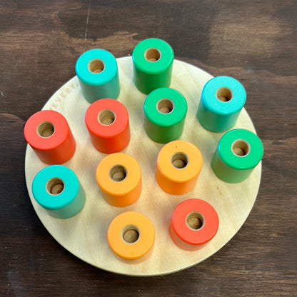 Wooden Peg Board