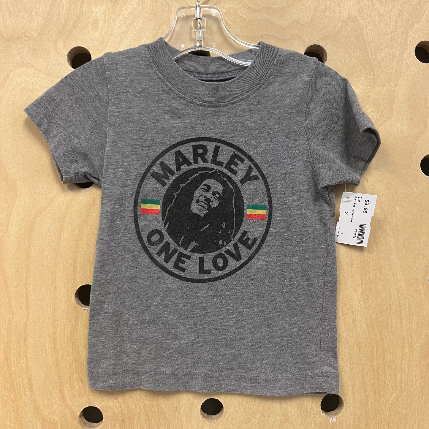 Grey Bob Marley Tee