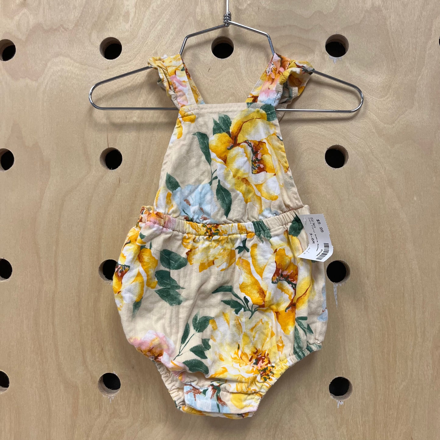 Ivory Floral Bubble Romper