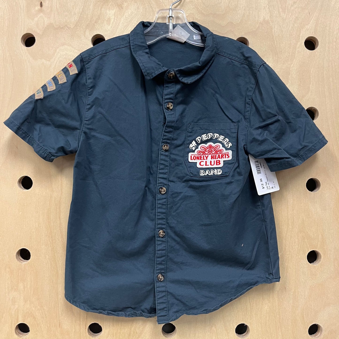 Blue Sgt Peppers Button Up Shirt