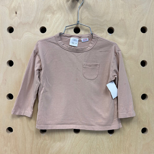 Beige Pocket Tee