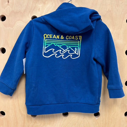 Blue Logo Hoodie