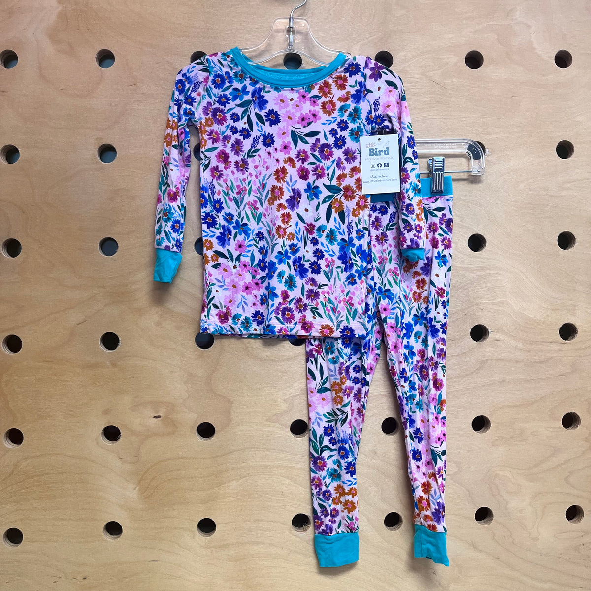 Pink/Blue Floral Bamboo PJ's
