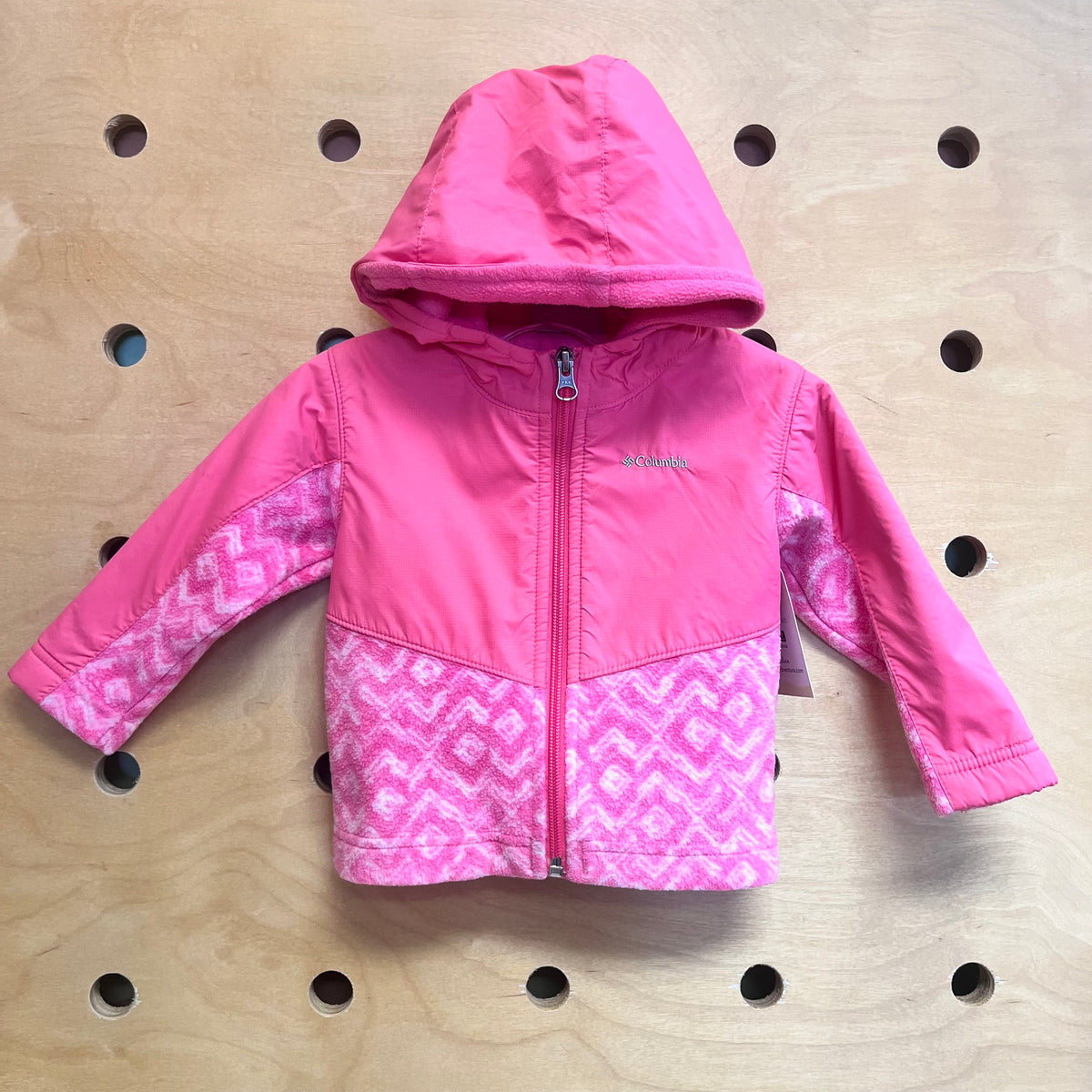Pink 1/2 Fleece Zip Jacket