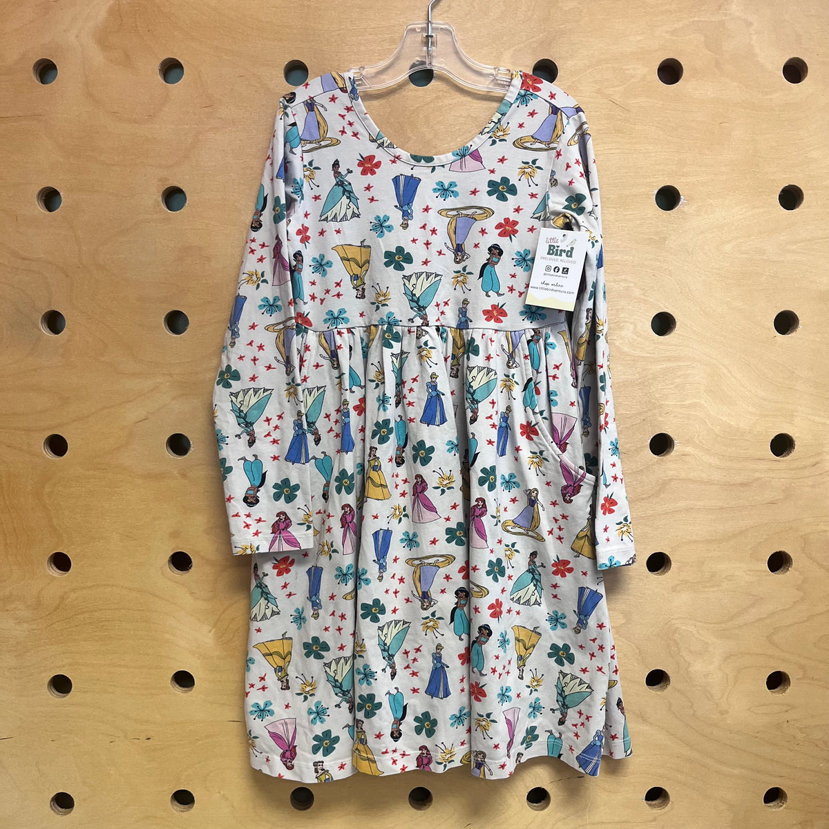 White Princess Floral Dress
