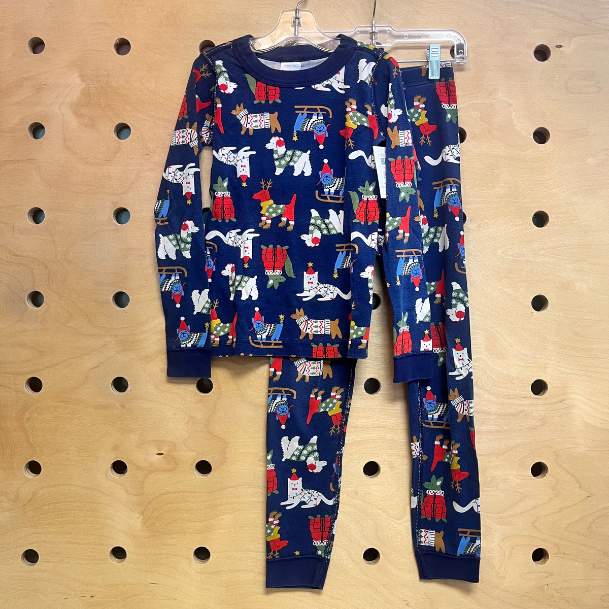 Blue Holiday Dog Pajamas