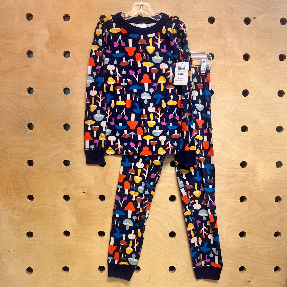 Blue Mushrooms Organic Pajamas