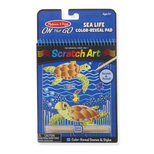 Scratch Art Sea Life